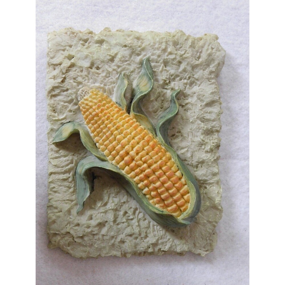 Vintage Retro Resin Vegetable Wall Decor 3D Fresh Picked Corn